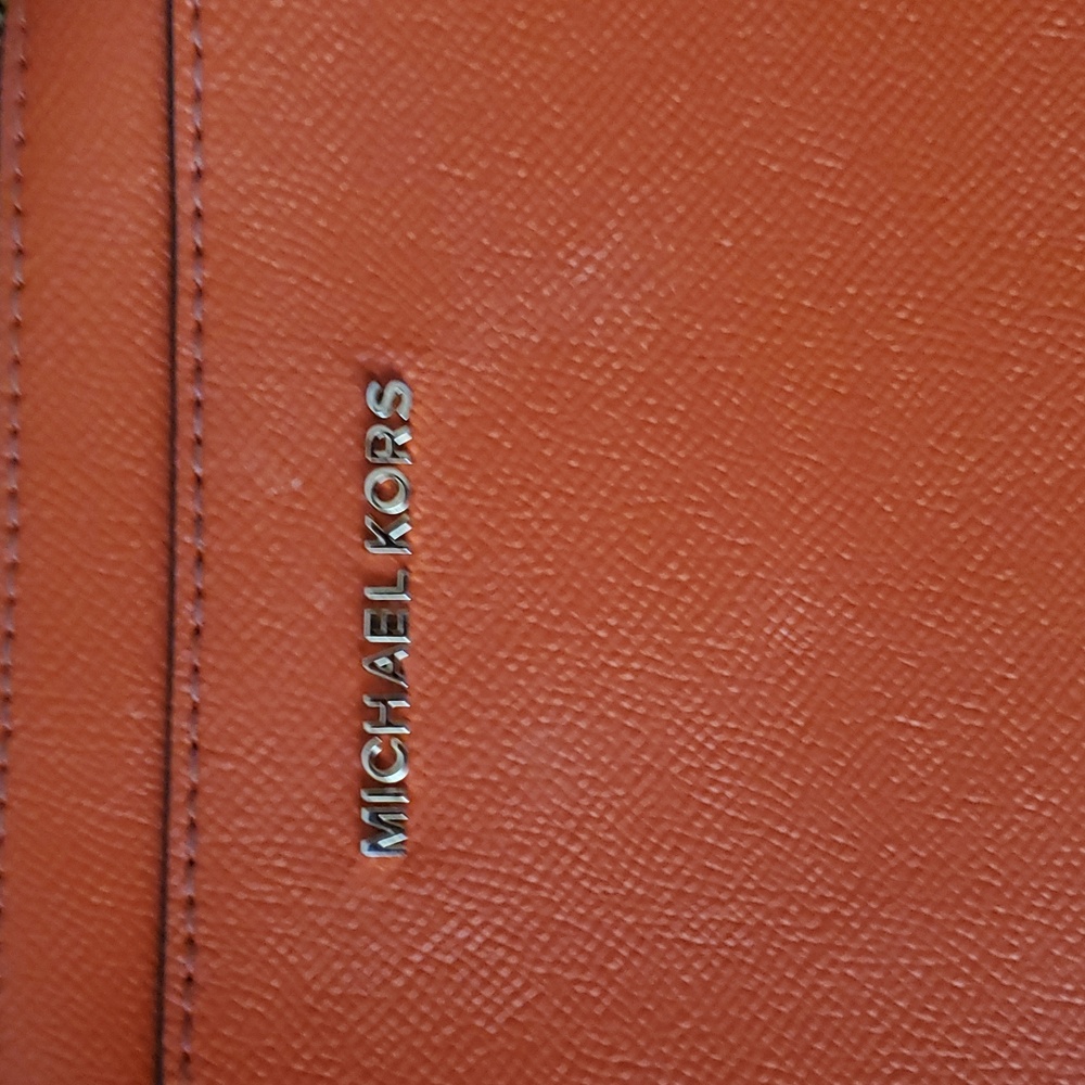 Michael Kors Vibrant Orange Crossbody Bag - Picture 6 of 6